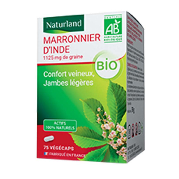 Marronnier d'inde Bio, 150 végécaps Naturland - Parashop