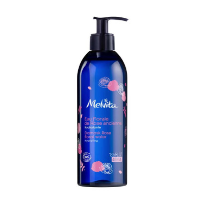 Eau florale de rose ancienne BIO, flacon-pompe 400ml