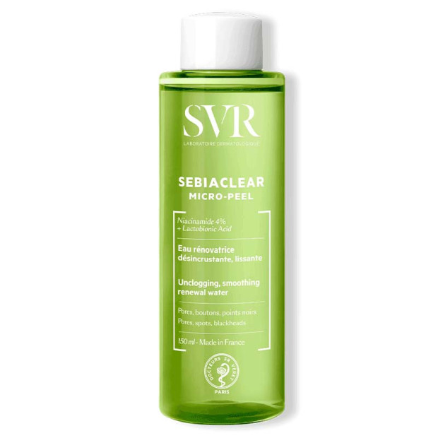 SEBIACLEAR Micropeel eau rénovatrice désincrustante, 150ml SVR - Parashop