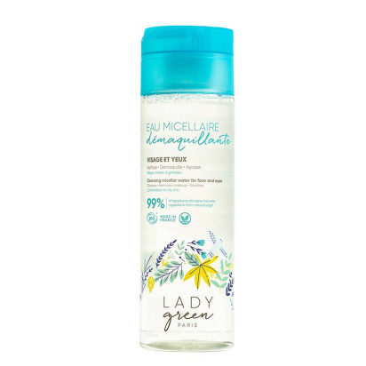 Eau micellaire démaquillante bio, 200ml Lady Green - Parashop