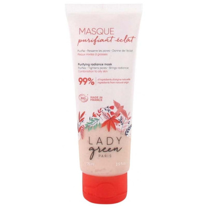 Masque purifiant éclat bio Lady Green - Parashop