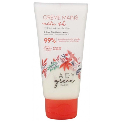 Crème nutri 4H mains et ongles bio, 50ml Lady Green - Parashop