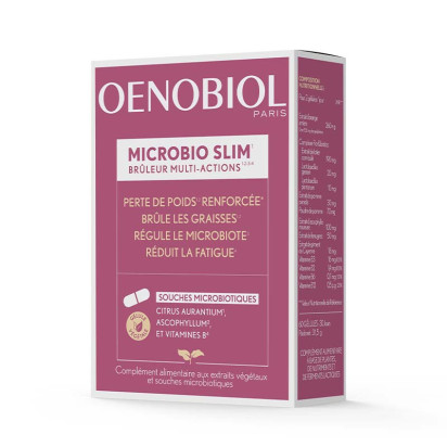 MICROBIO SLIM Brûleur multi-actions 60 gélules Oenobiol - Parashop