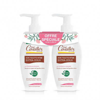 Soin toilette intime naturel extra-doux, 2x250ml