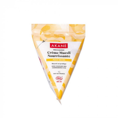 Recharge crème muesli nourrissante bio, 50ml Akane - Parashop
