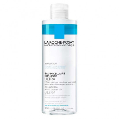 Eau micellaire biphasée démaquillante, 400ml La Roche-Posay - Parashop