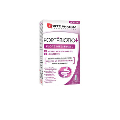 FORTEBIOTIC+ Flore intestinale, 30 gelules Forte Pharma - Parashop