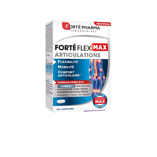FORTEFLEX MAX Articulations 120 comprimés Forte Pharma - Parashop