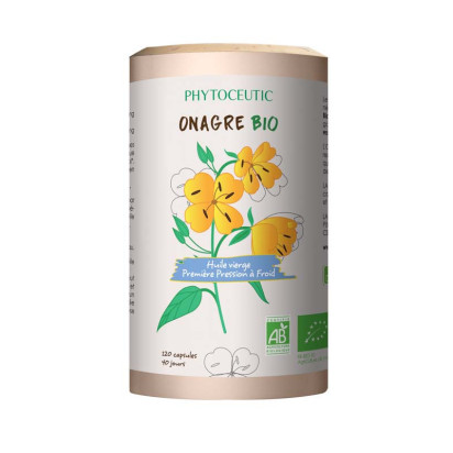 Onagre Bio, 120 capsules Phytoceutic - Parashop