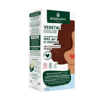 VEGETAL COLOR BIO Coloration : Hot Chocolate Power, 100g Phytoceutic - Parashop