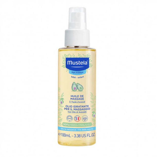 Huile de Massage à l'Huile d'Avocat 100 ml Mustela - Parashop