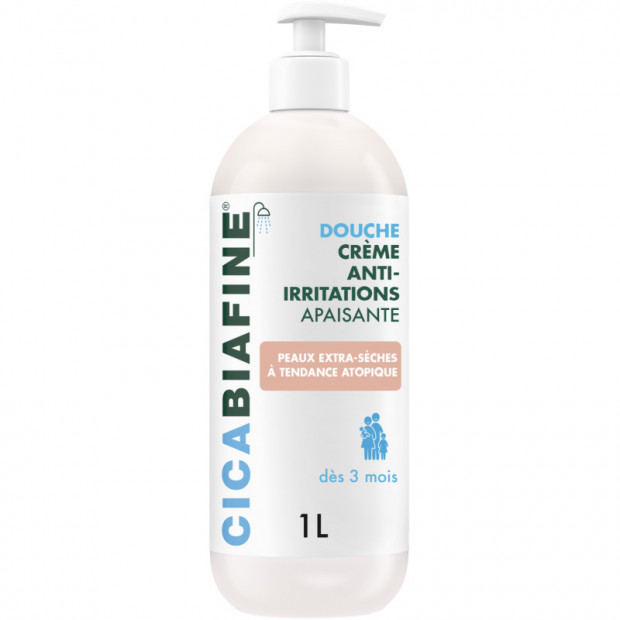 CICABIAFINE Crème douche anti-irritations, 1L Les Dermocosmétiques de Biafine - Parashop