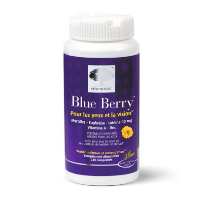 BLUE BERRY 240 comprimés New Nordic - Parashop