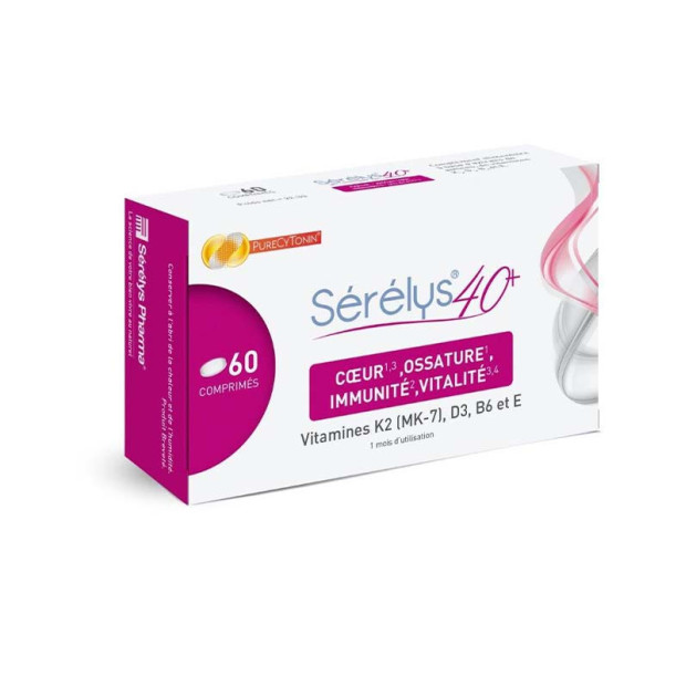 SERELYS 40+, 60 comprimés