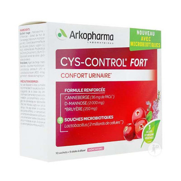 CYS-CONTROL Fort confort urinaire microbiotiques Arkopharma - Parashop