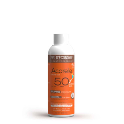 Recharge spray solaire enfants SPF50 BIO, 150ml Acorelle - Parashop