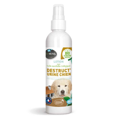 Lotion déstruct'urine chien bio, 240ml Biovetol - Parashop