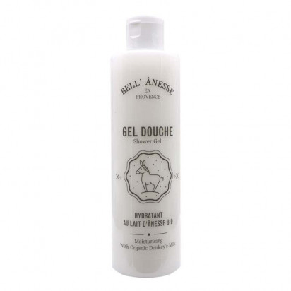 Gel douche corps et cheveux hydratant au lait d'Ânesse bio, 250ml Bell Ânesse en Provence - Parashop