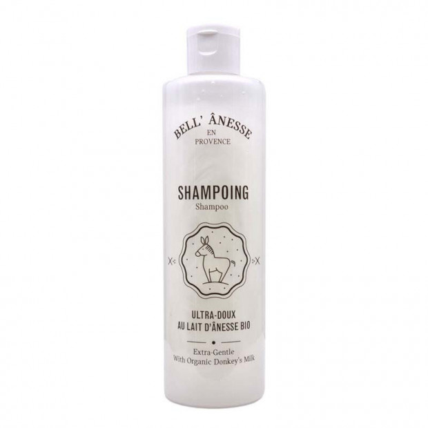 Shampoing hydratant au lait d'Ânesse bio, 250ml Bell Ânesse en Provence - Parashop