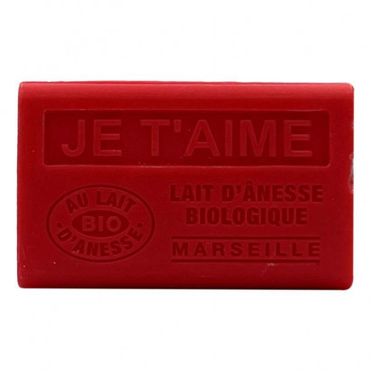 Savon Je t'Aime lait d'ânesse bio, 125g