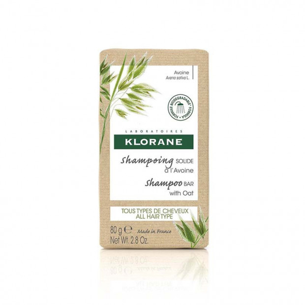 Shampoing solide avoine, 80g Klorane - Parashop