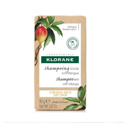 Shampoing solide mangue, 80g Klorane - Parashop