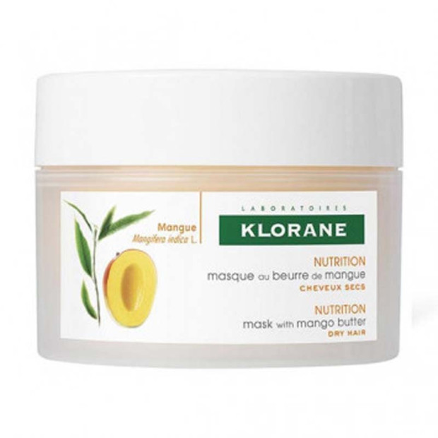 NUTRITION Masque à la mangue cheveux secs, 150ml Klorane - Parashop