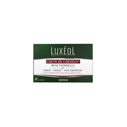 Chute de cheveux réactionnelle, 1 mois - 30 gélules Luxeol - Parashop