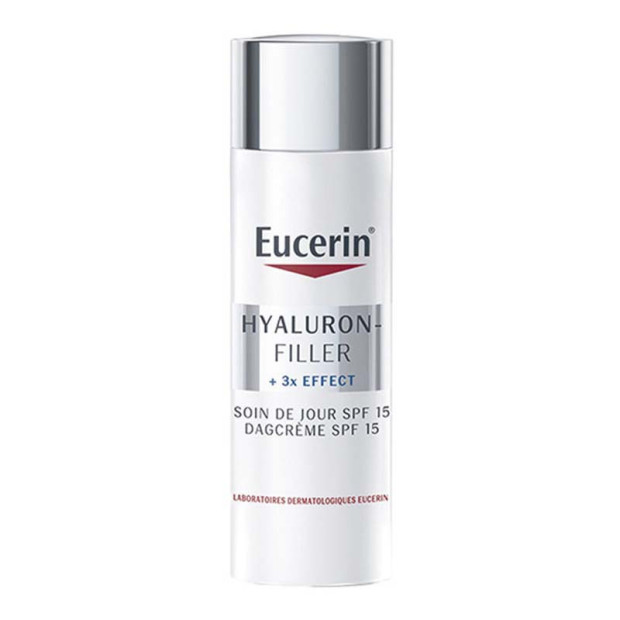 HYALURON-FILLER+ 3x Effect Soin de Jour SPF15 Peau Normale à Mixte, 50ml Eucerin - Parashop