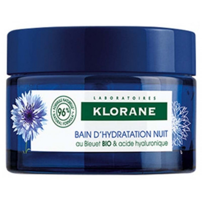 Bain d'hydratation nuit au bleuet bio, 50ml Klorane - Parashop