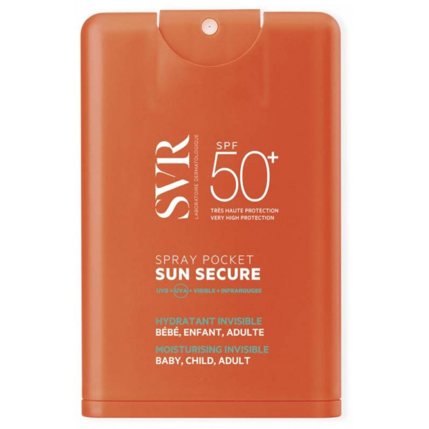 SUN SECURE Spray pocket SPF50+, 20ml SVR - Parashop