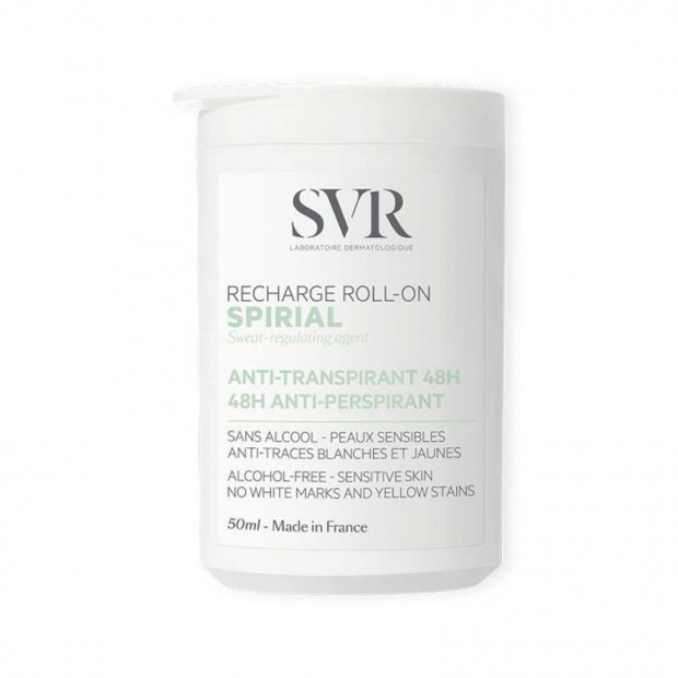 SPIRIAL Recharge déodorant soin anti-transpirant roll-on, 50ml SVR - Parashop