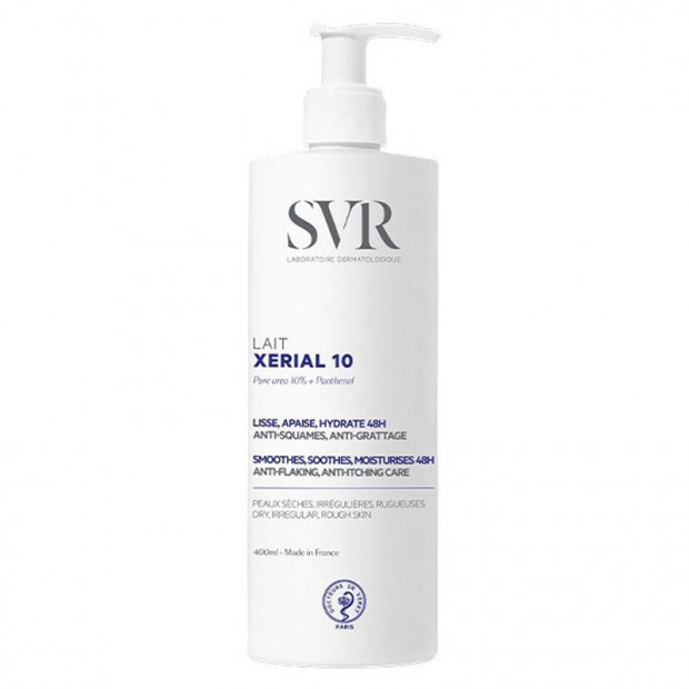 XERIAL 10 Lait corps lissant apaisant hydrantant 48H, 400ml SVR - Parashop