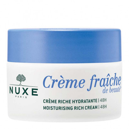 CRÈME FRAÎCHE DE BEAUTÉ Crème riche hydratante 48h, 50ml Nuxe - Parashop