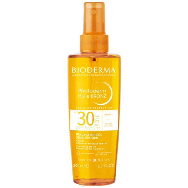 PHOTODERM Bronz huile sèche SPF30, 200ml