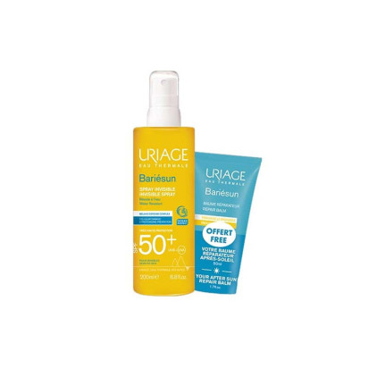 BARIESUN Spray invisible SPF50+, 200ml + Baume réparateur 100ml offert