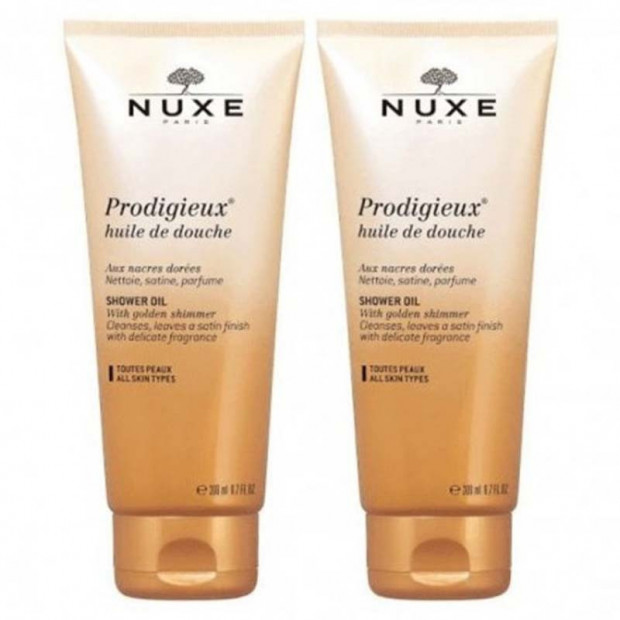 PRODIGIEUX Huile de douche, 2x200ml Nuxe - Parashop