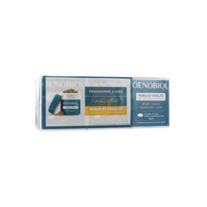 Force et vitalité cheveux et ongles, 3x60 capsules Oenobiol - Parashop