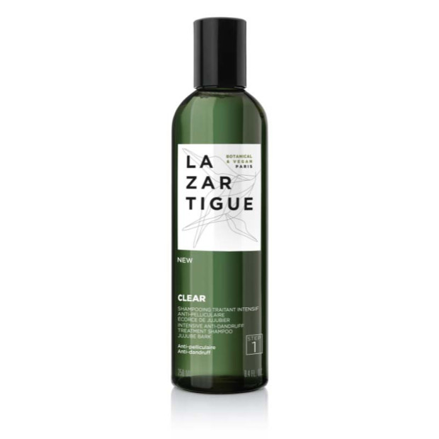 CLEAR PHASE 1 Shampoing traitant intensif antipelliculaire, 250ml Lazartigue - Parashop