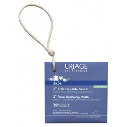 BÉBÉ 1ere Crème Lavante Solide, 100g Uriage - Parashop