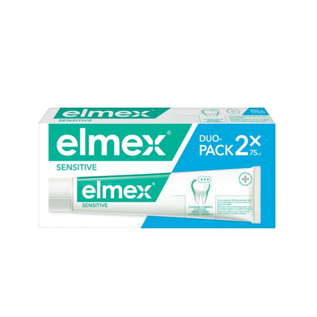 Dentifrice Sensitive Dents Sensibles, 2x75ml Elmex - Parashop