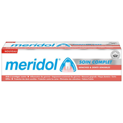 Dentifrice Soin Complet Sensibilité, 75ml Meridol - Parashop