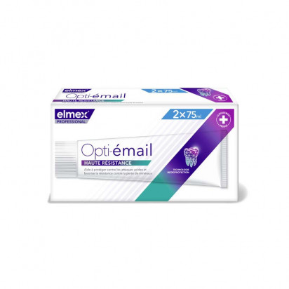 Dentifrice Opti-émail Professional, 2x75ml Elmex - Parashop