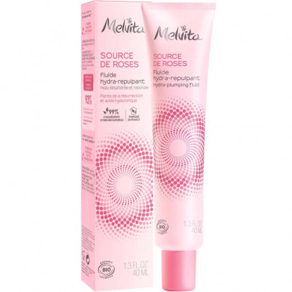 SOURCE DE ROSES Fluide hydra-repulpant bio, 40ml Melvita - Parashop