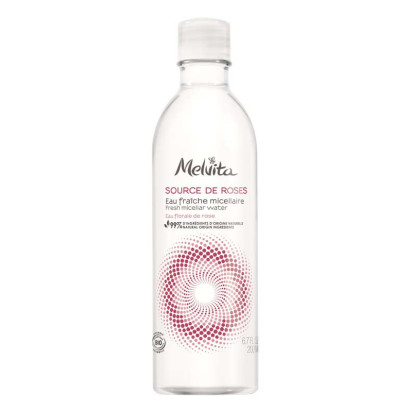 SOURCE DE ROSES Eau fraîche micellaire bio, 200ml Melvita - Parashop