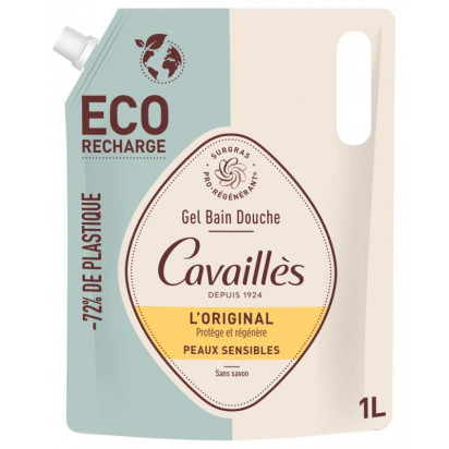 Gel bain & douche l'original éco-recharge, 1L Rogé Cavailles - Parashop