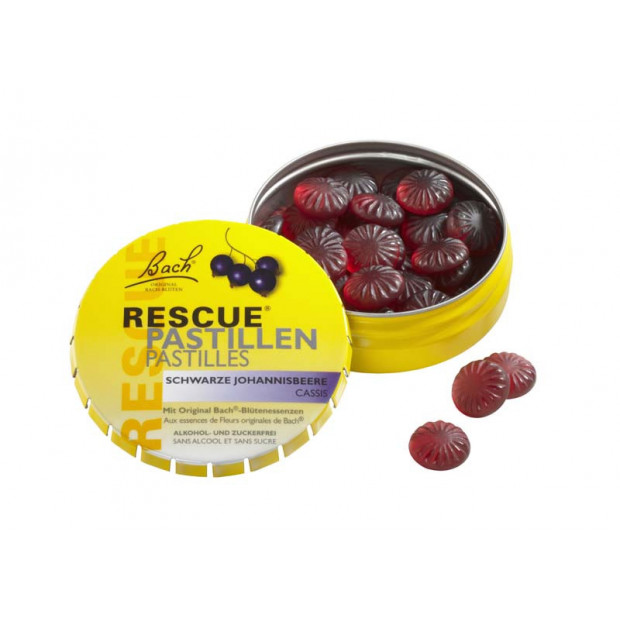 Pastilles saveur Cassis, 50g Rescue® - Parashop