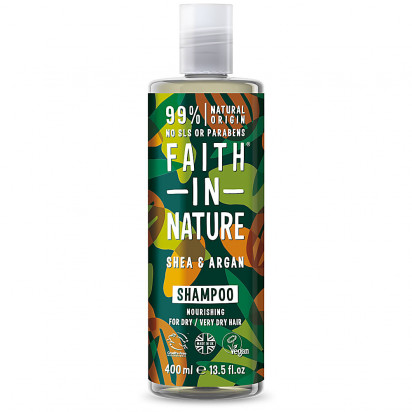 Shampoing Argan & Karité, 400ml Faith In Nature - Parashop