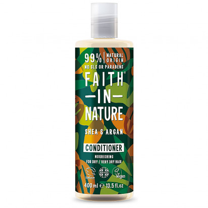 Après-Shampoing Argan & Karité, 400ml Faith In Nature - Parashop