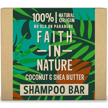 Shampoing solide Coco, 85g Faith In Nature - Parashop